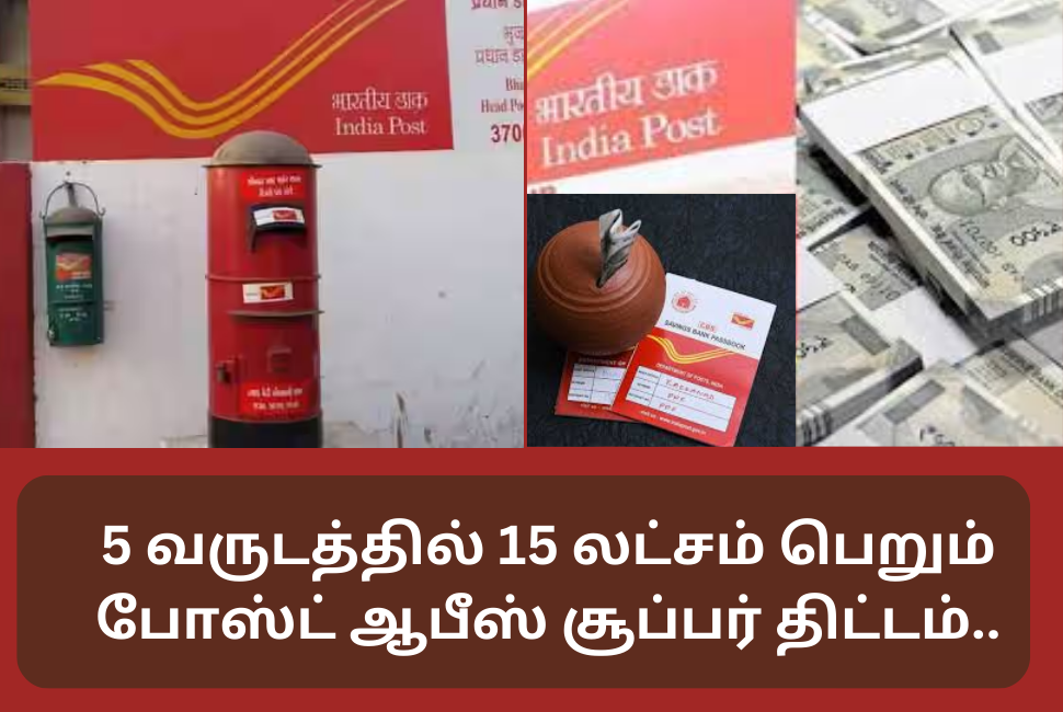 MIS Post Office Scheme 5 years Income for 15 Lakhs