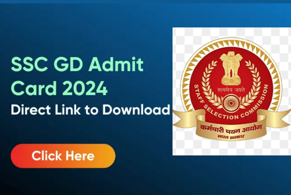 SSC GD Admit Card 2024 Released Download Link, Exam Date
