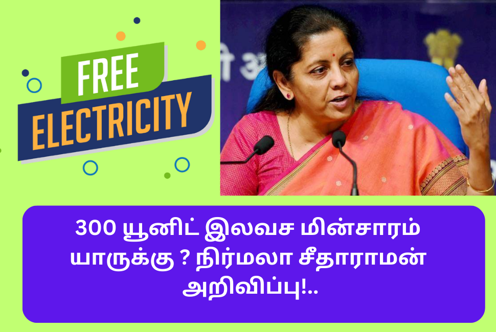 300 Unit Free Electricity Budget 2024 News In Tamil